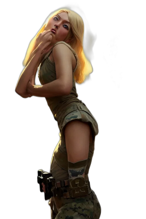 dress, staff, weapon, face transparent PNG cut-out