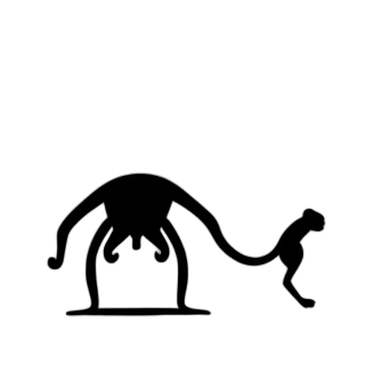 creature, animal, hat, staff transparent PNG cut-out