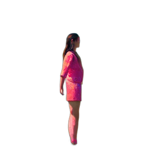 dress, staff, robot, creature transparent PNG cut-out