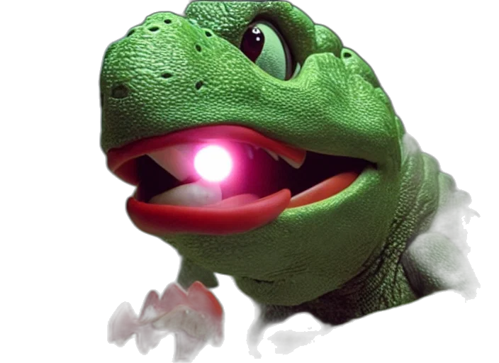 dragon, animal, creature, staff transparent PNG cut-out