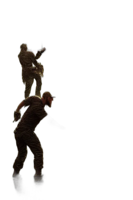 staff, weapon, 3d render, concept art transparent PNG cut-out