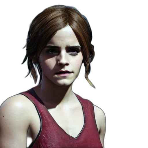 face, concept art, photorealistic, 3d render transparent PNG cut-out