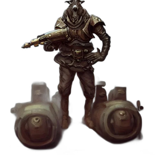 weapon, robot, mask, staff transparent PNG cut-out