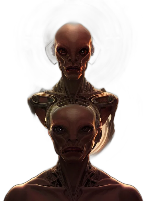 face, robot, mask, creature transparent PNG cut-out