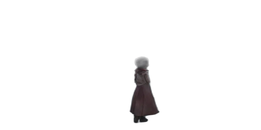 robot, staff, dress, hat transparent PNG cut-out