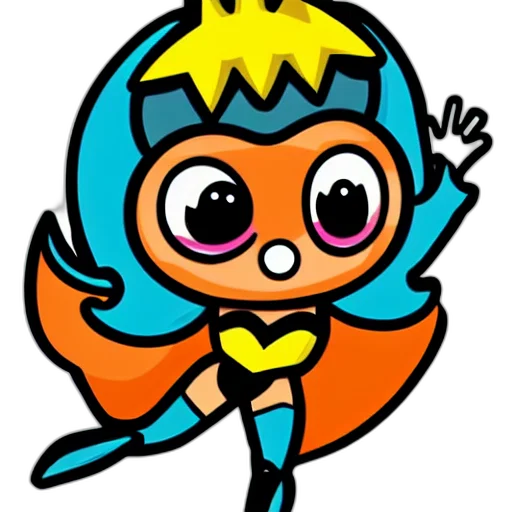 staff, crown, cartoon, comic book art transparent PNG cut-out