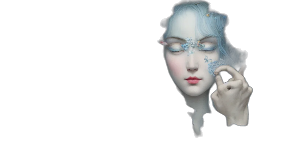 face, mask, robot, crown transparent PNG cut-out