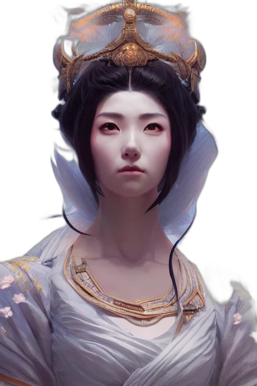crown, face, mask, staff transparent PNG cut-out