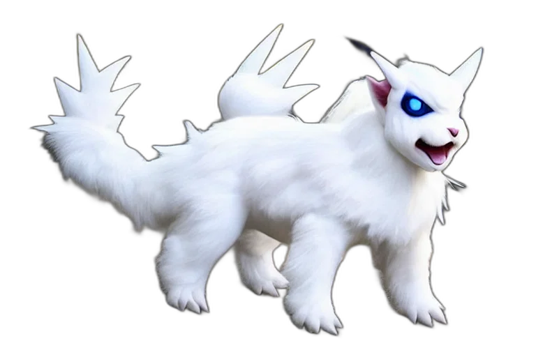 dragon, creature, animal, staff transparent PNG cut-out