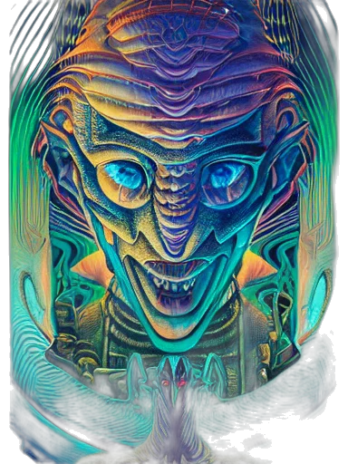 mask, face, creature, robot transparent PNG cut-out