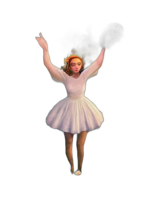 dress, staff, crown, hat transparent PNG cut-out