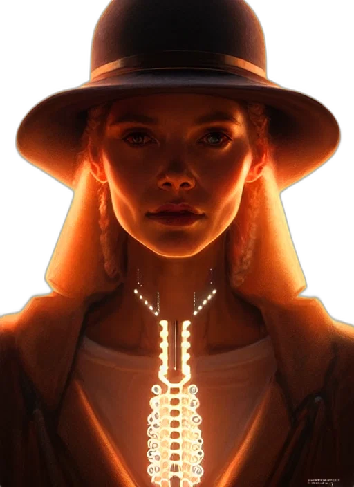 hat, jewelry, face, jacket transparent PNG cut-out
