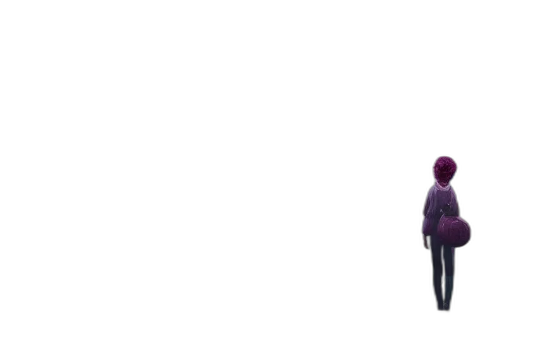 jacket, umbrella, staff, robot transparent PNG cut-out