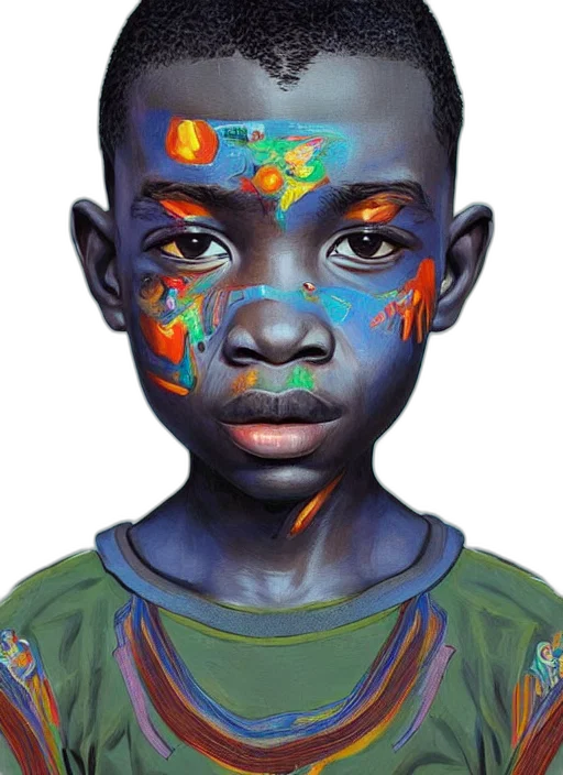 face, mask, photorealistic, oil painting transparent PNG cut-out
