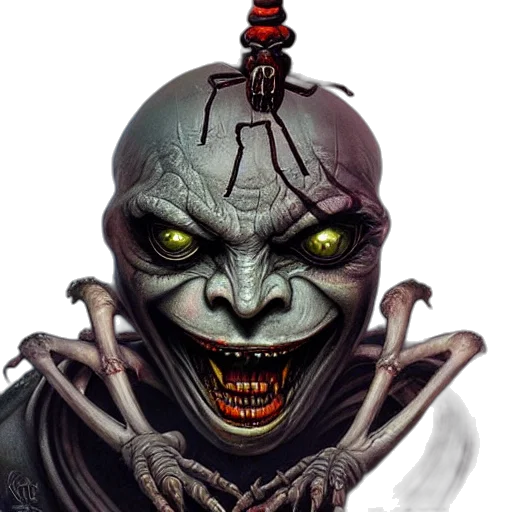 mask, face, staff, creature transparent PNG cut-out