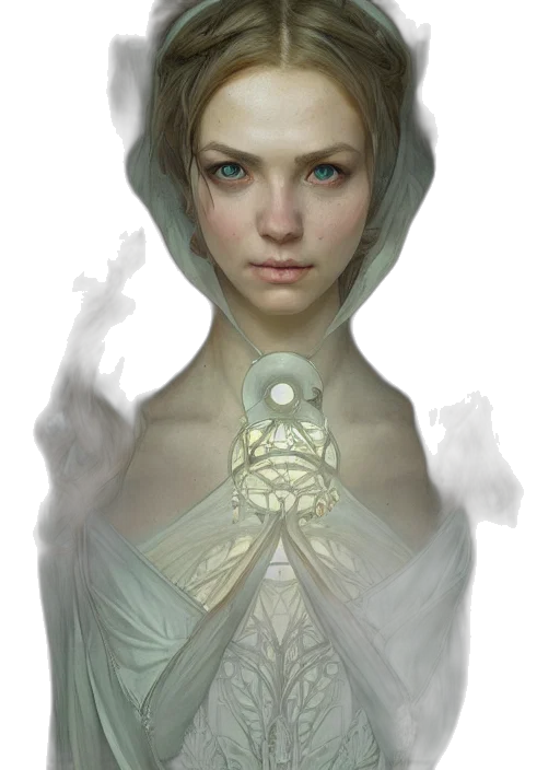 face, mask, jewelry, dress transparent PNG cut-out