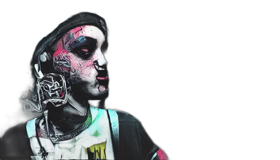 mask, robot, face, creature transparent PNG cut-out