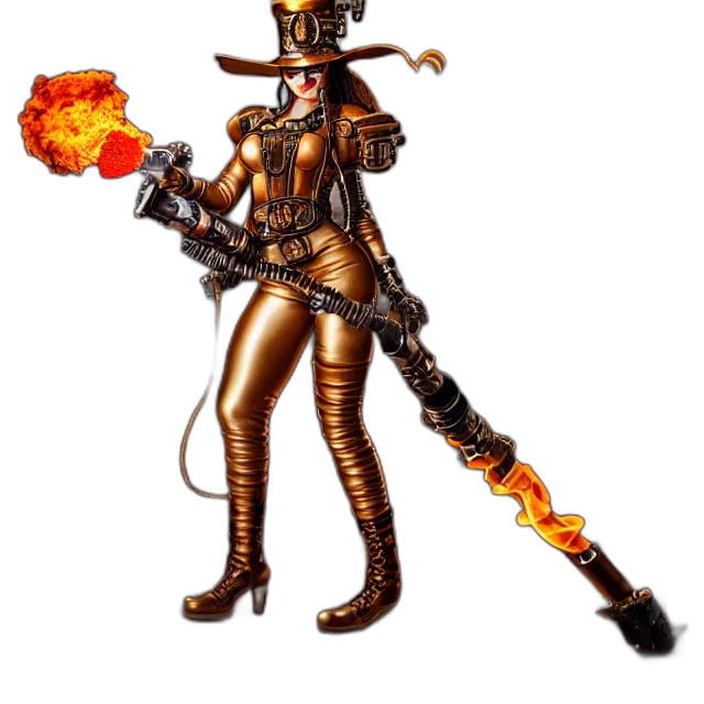 robot, staff, weapon, concept art transparent PNG cut-out