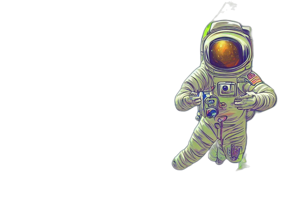 robot, jacket, mask, staff transparent PNG cut-out