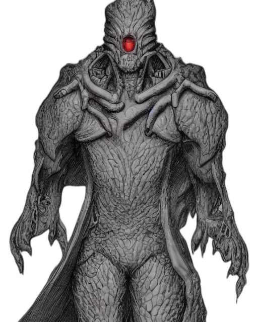 creature, mask, staff, robot transparent PNG cut-out