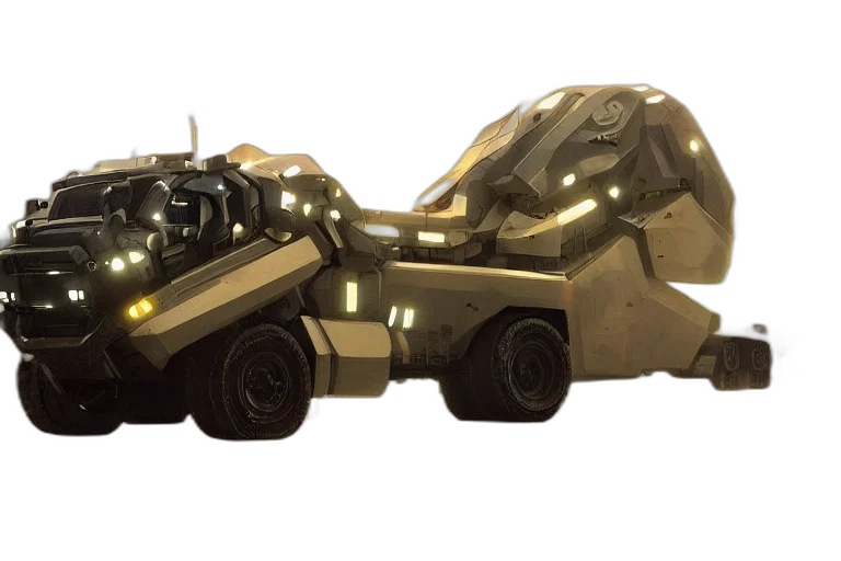car, weapon, robot, concept art transparent PNG cut-out