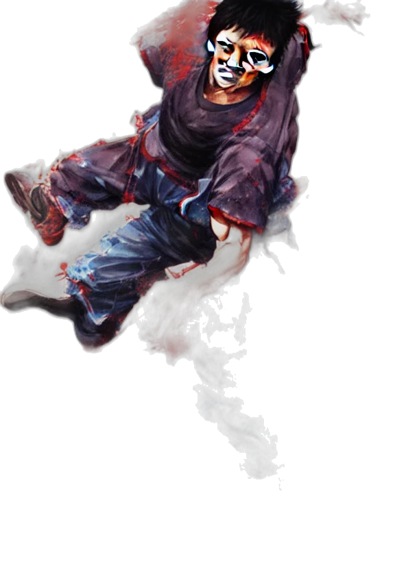face, creature, jacket, mask transparent PNG cut-out