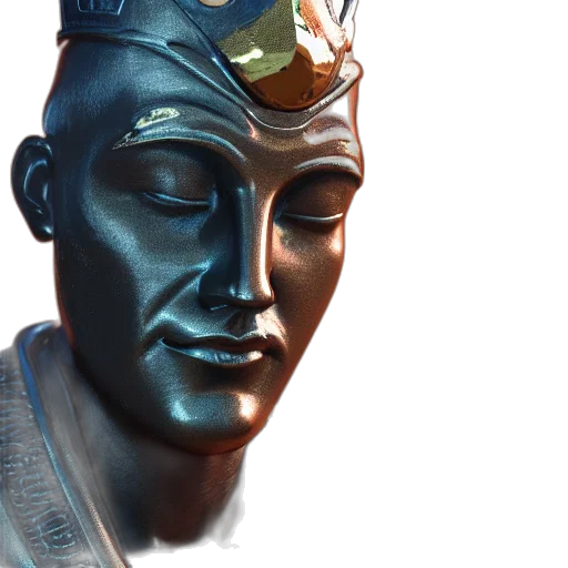 mask, crown, face, staff transparent PNG cut-out