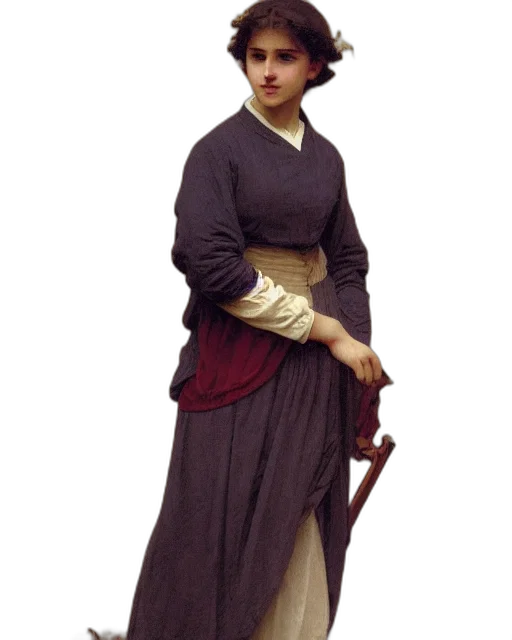 staff, dress, sword, hat transparent PNG cut-out