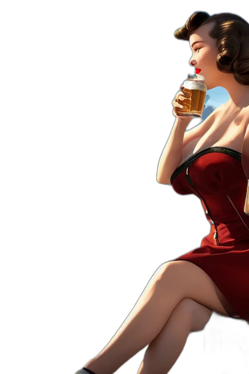 dress, concept art, photorealistic, 3d render transparent PNG cut-out