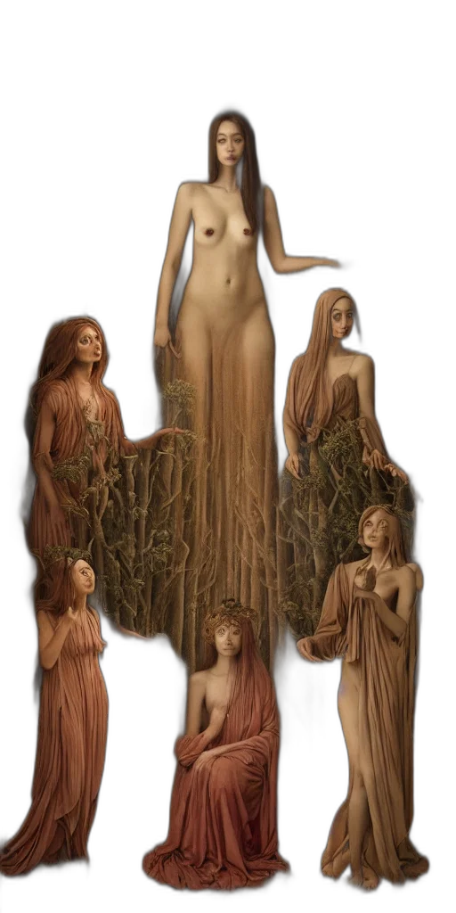 dress, creature, concept art, fantasy art transparent PNG cut-out