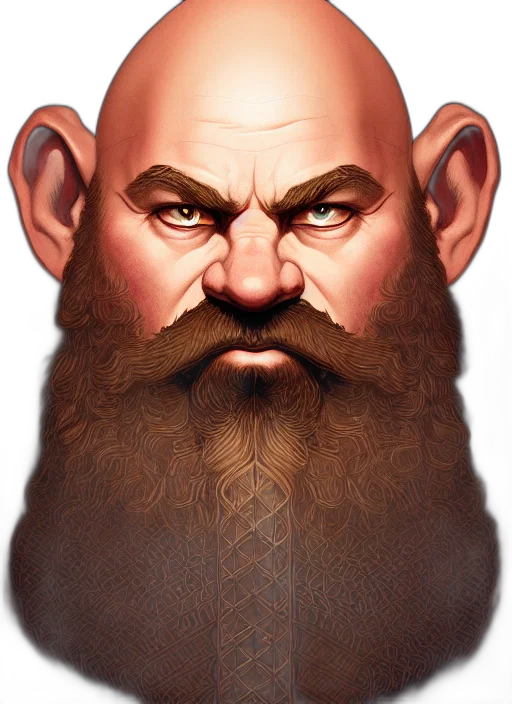 face, fantasy art, concept art, photorealistic transparent PNG cut-out