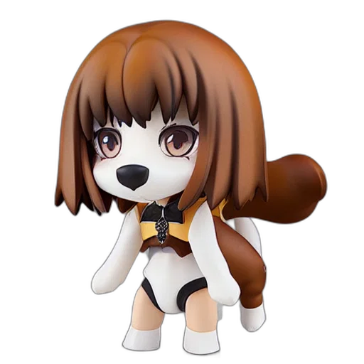 animal, staff, 3d render, anime transparent PNG cut-out