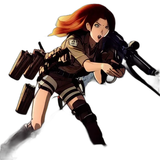 weapon, concept art, anime, pixel art transparent PNG cut-out