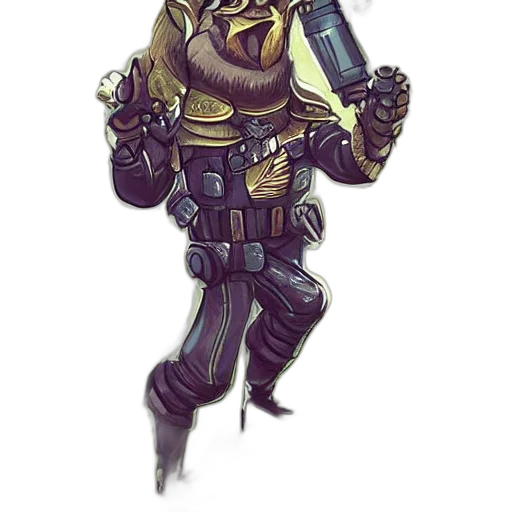 staff, robot, concept art, fantasy art transparent PNG cut-out