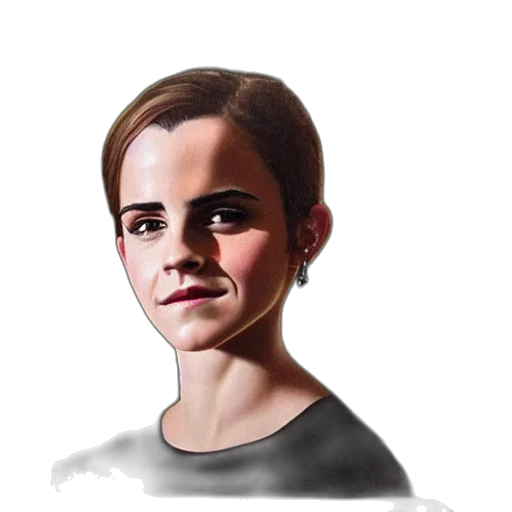 face, hair, photorealistic, cartoon transparent PNG cut-out