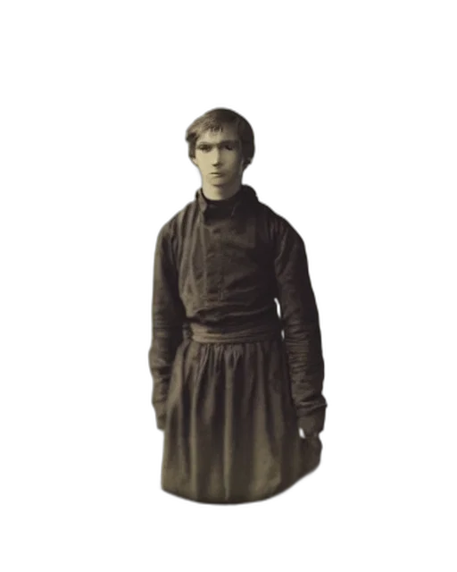 dress, staff, jacket, face transparent PNG cut-out