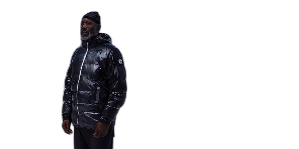 jacket, old, black, man transparent PNG cut-out