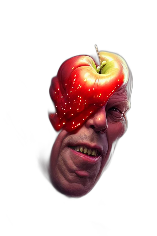 face, mask, food, creature transparent PNG cut-out