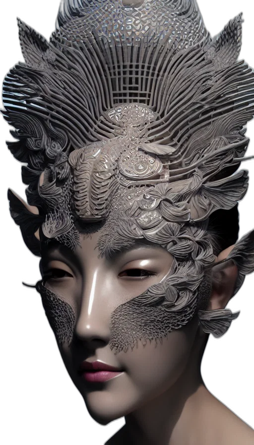 mask, face, crown, jewelry transparent PNG cut-out