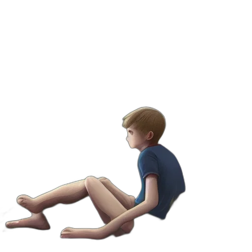shoes, creature, face, hair transparent PNG cut-out