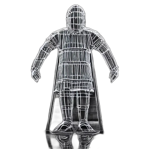 dress, robot, jacket, mask transparent PNG cut-out