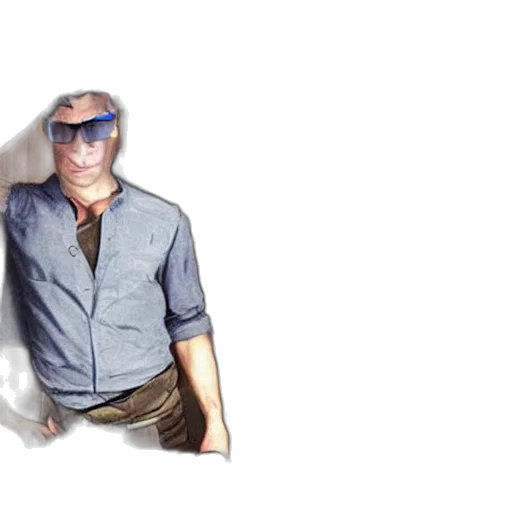 jacket, hat, staff, mask transparent PNG cut-out
