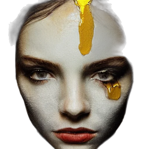 face, mask, crown, jewelry transparent PNG cut-out