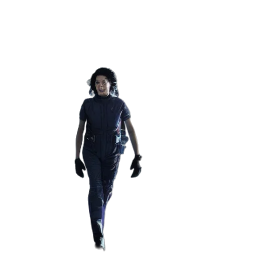 staff, robot, dress, hair transparent PNG cut-out