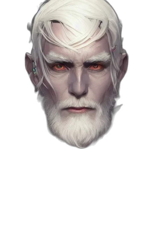 face, mask, staff, creature transparent PNG cut-out