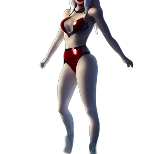 dress, creature, concept art, 3d render transparent PNG cut-out