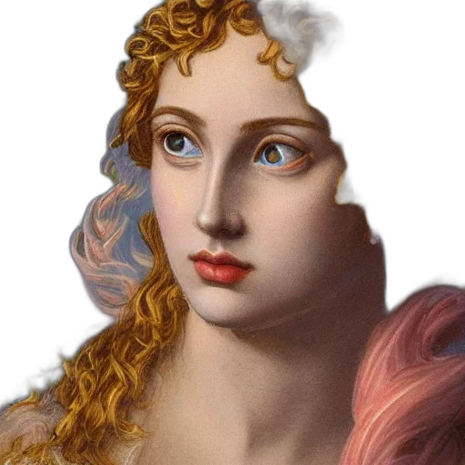 face, crown, hair, dress transparent PNG cut-out