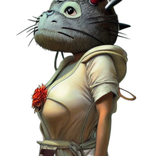 staff, hat, mask, creature transparent PNG cut-out
