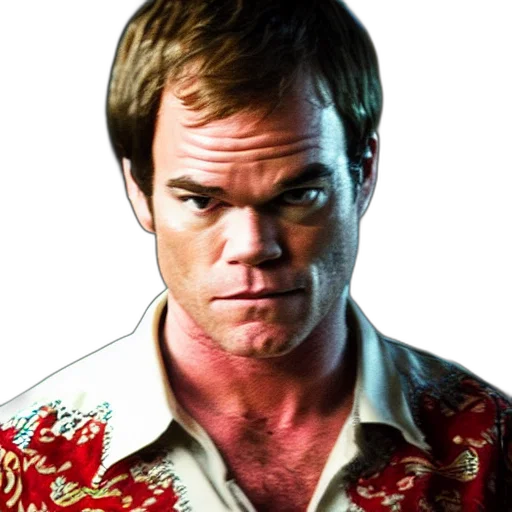 face, jacket, dexter, morgan transparent PNG cut-out