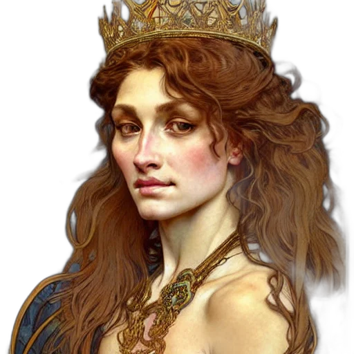 crown, jewelry, face, staff transparent PNG cut-out